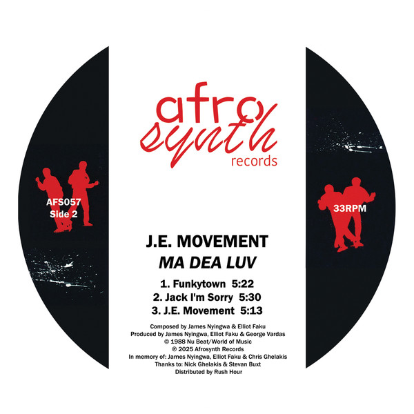 J.E. Movement - Ma Dea Luv | Afrosynth Records (AFS057) - 4