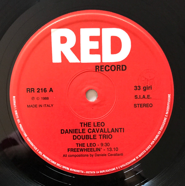 Daniele Cavallanti Double Trio - The Leo | Red Record (RR 216) - 3