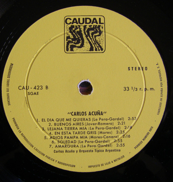 Carlos Acuña - Carlos Acuña | Caudal (CAU-423) - 4