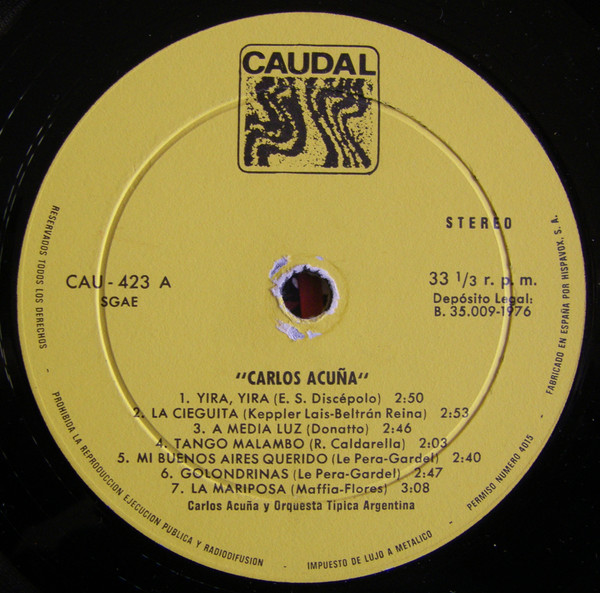 Carlos Acuña - Carlos Acuña | Caudal (CAU-423) - 3
