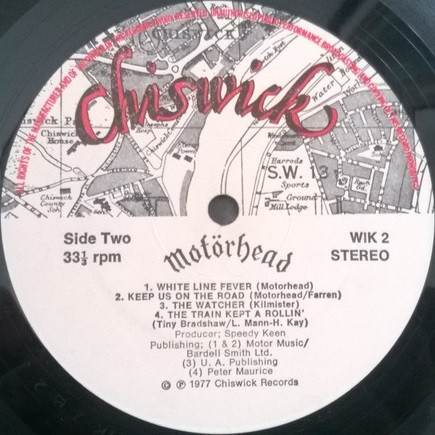 Motörhead - Motörhead | Chiswick Records (WIK 2) - 4