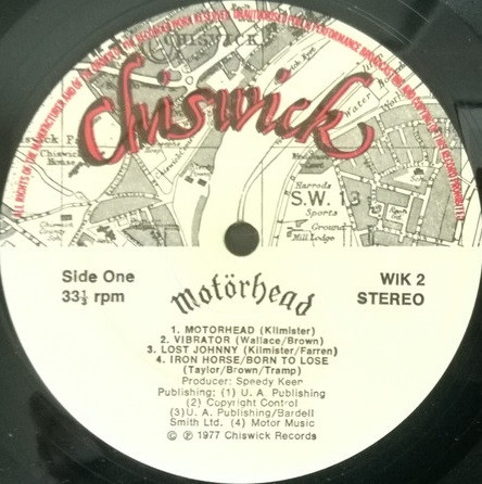 Motörhead - Motörhead | Chiswick Records (WIK 2) - 3