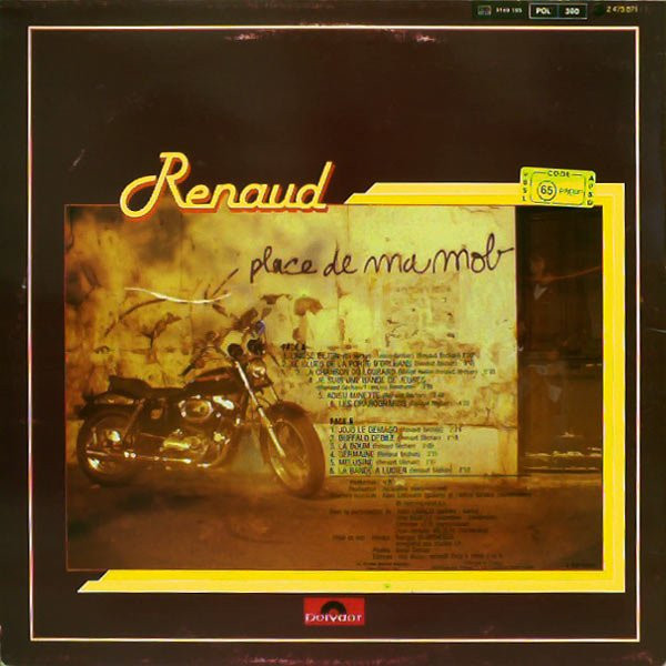 Renaud - Laisse Béton (Place De Ma Mob) | Polydor (2473 071) - 2