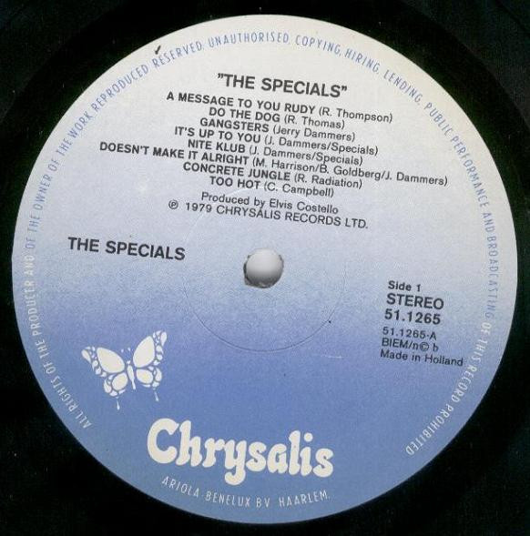 The Specials - The Specials | Chrysalis (511265) - 3