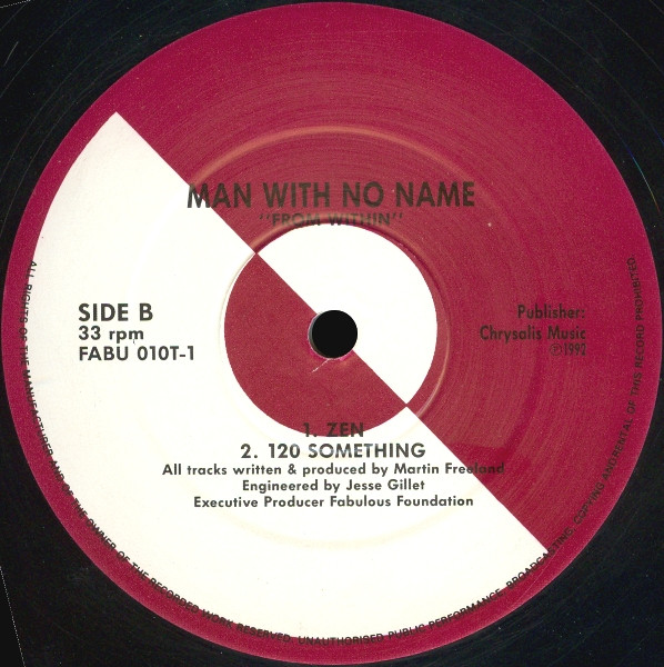Man With No Name - From Within EP (1) | Fabulous Music UK (FABU 010T-1) - 4