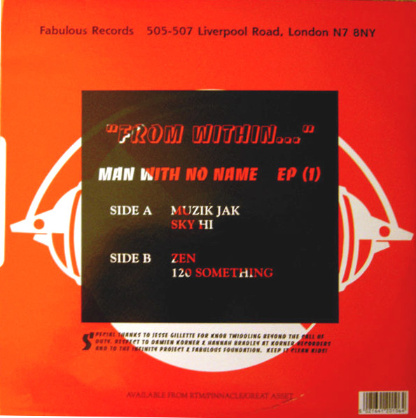 Man With No Name - From Within EP (1) | Fabulous Music UK (FABU 010T-1) - 2