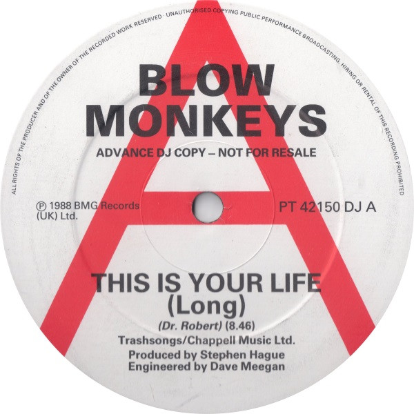 The Blow Monkeys - This Is Your Life | RCA (PT 42150 DJ) - main