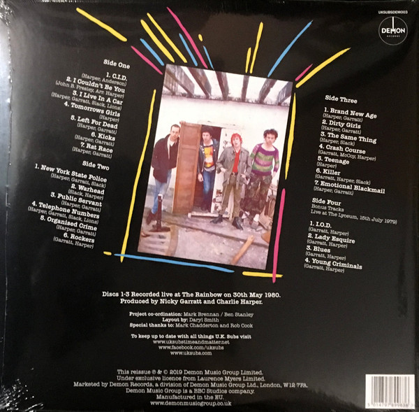 UK Subs - Crash Course | Demon Records (UKSUBSDEM003) - 2 UK Subs - Crash Course | Demon Records (UKSUBSDEM003) - 2