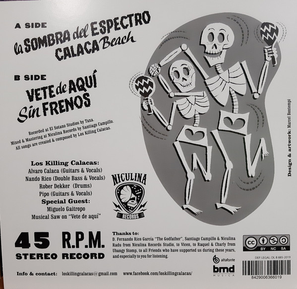Los Killing Calacas - Viaje A Ningún Lugar | Niculina Records (none) - 2
