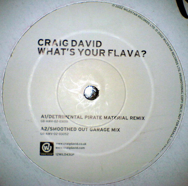 Craig David - What's Your Flava? | Wildstar Records (12WILD43GP) - 2