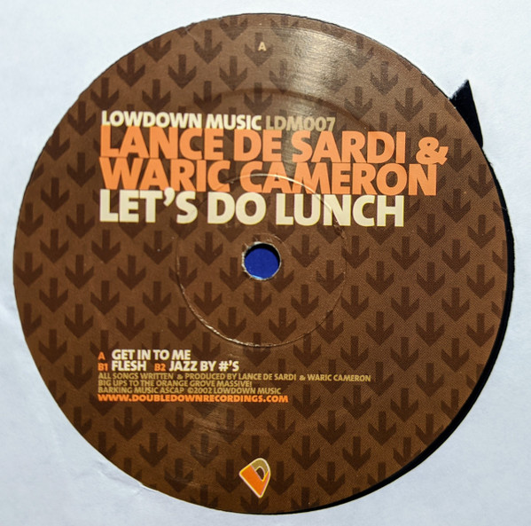Lance DeSardi & Waric Cameron - Let's Do Lunch | LowDown Music (LDM007) - main Lance DeSardi & Waric Cameron - Let's Do Lunch | LowDown Music (LDM007) - main