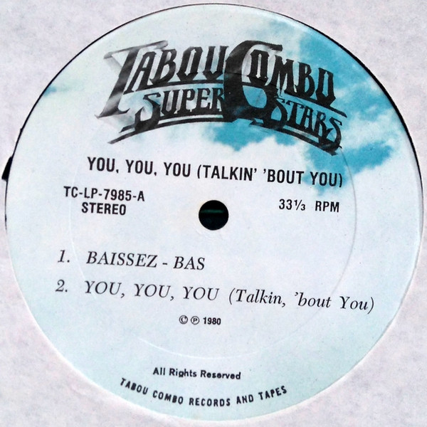 Tabou Combo - You, You, You (Talkin' 'Bout You) | Tabou Combo Records And Tapes (TC-LP-7985) - 3