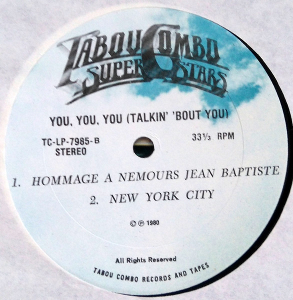 Tabou Combo - You, You, You (Talkin' 'Bout You) | Tabou Combo Records And Tapes (TC-LP-7985) - 4