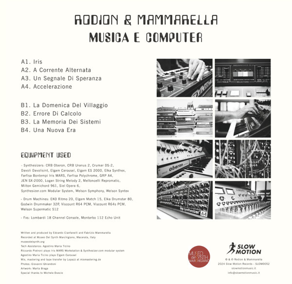 Rodion  &  Mammarella - Musica E Computer | Slow Motion Records (SLOMO052) - 2
