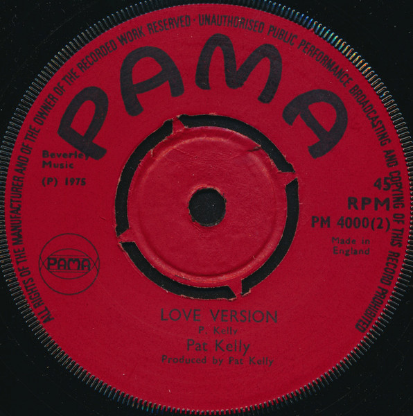 Pat Kelly - Sing About Love | Pama Records (PM 4000) - 2