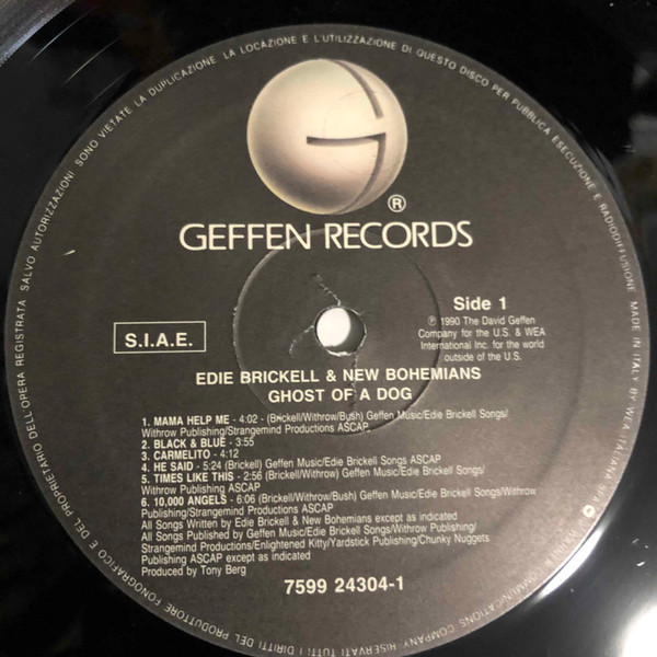 Edie Brickell & New Bohemians - Ghost Of A Dog | Geffen Records (7599 24304-1)