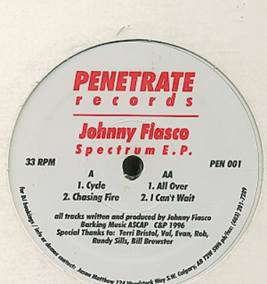 Johnny Fiasco - Spectrum E.P. | Penetrate Records (PEN 001)