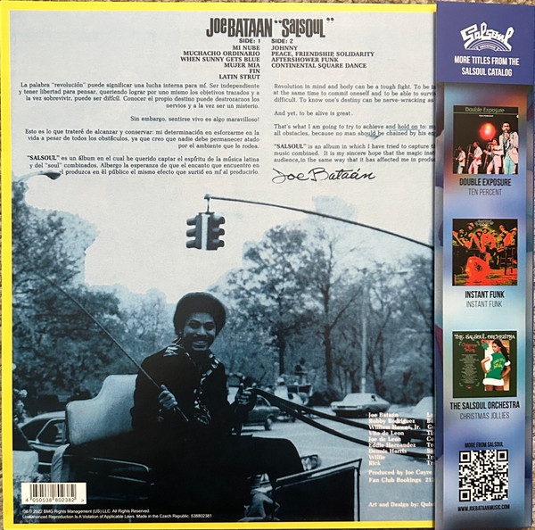 Joe Bataan - Salsoul | Salsoul Records (538802381) - 2