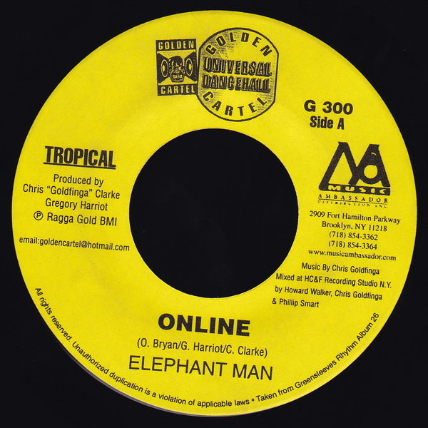 Elephant Man - Online | Golden Cartel Records (G 300) - main