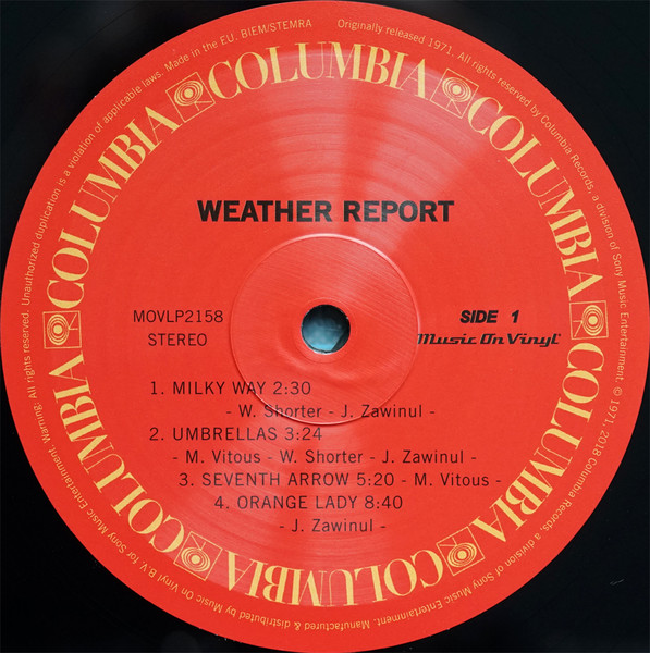 Weather Report - Weather Report | Music On Vinyl (MOVLP2158) - 3