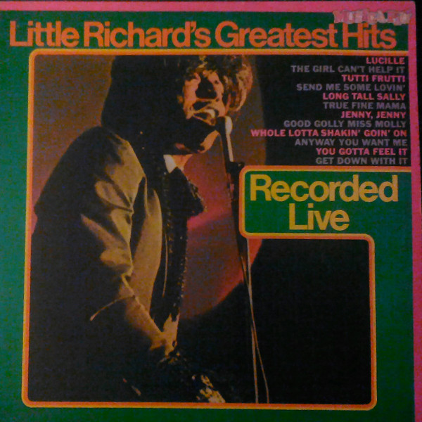 Little Richard - Little Richard's Greatest Hits Recorded Live | CBS (EMB 31065) Little Richard - Little Richard's Greatest Hits Recorded Live | CBS (EMB 31065)