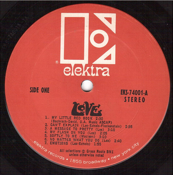 Love - Love | Elektra (EKS-74001) - 3 Love - Love | Elektra (EKS-74001) - 3