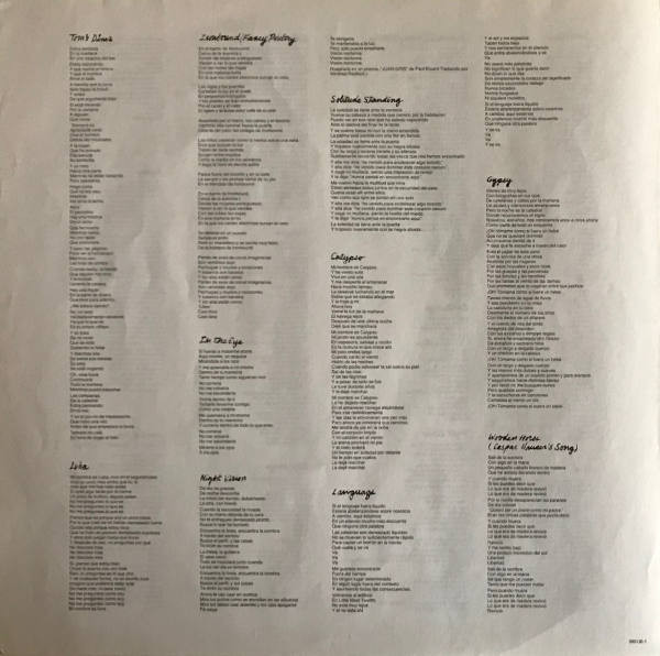 Suzanne Vega - Solitude Standing | A&M Records (395136-1) - 10