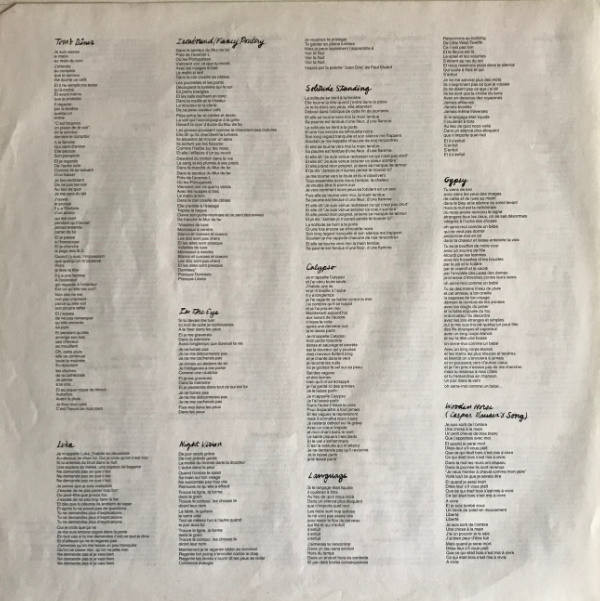 Suzanne Vega - Solitude Standing | A&M Records (395136-1) - 8