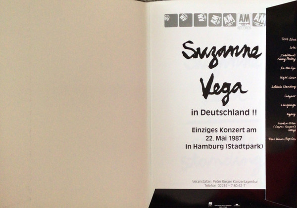 Suzanne Vega - Solitude Standing | A&M Records (395136-1) - 14