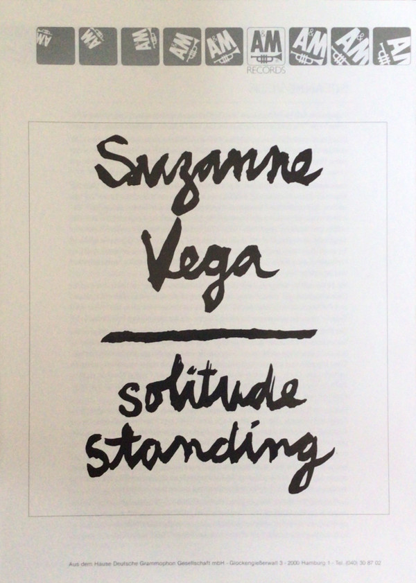 Suzanne Vega - Solitude Standing | A&M Records (395136-1) - 17