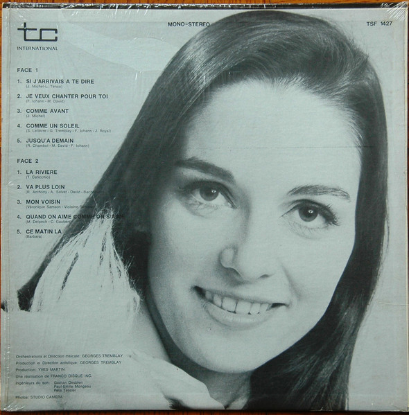 Christine Chartrand - La Rivière [Vinyl] | Trans-Canada International (TSF 1427) - 2