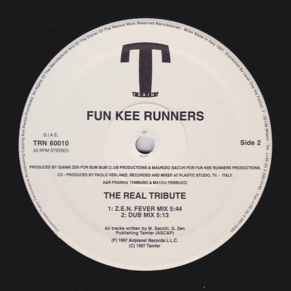 Fun Kee Runners - The Real Tribute | Train! Records (TRN 60010) - 4