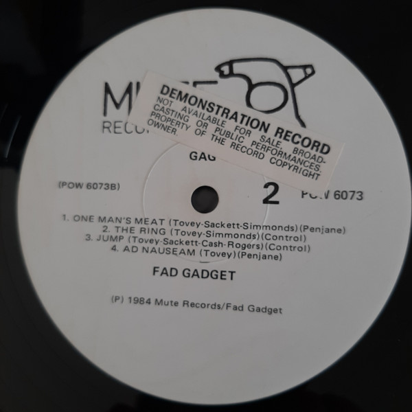 Fad Gadget - Gag | Powderworks (POW 6073) - 4 Fad Gadget - Gag | Powderworks (POW 6073) - 4
