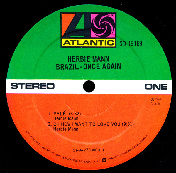 Herbie Mann - Brazil - Once Again | Atlantic (SD 19169) - 3 Herbie Mann - Brazil - Once Again | Atlantic (SD 19169) - 3