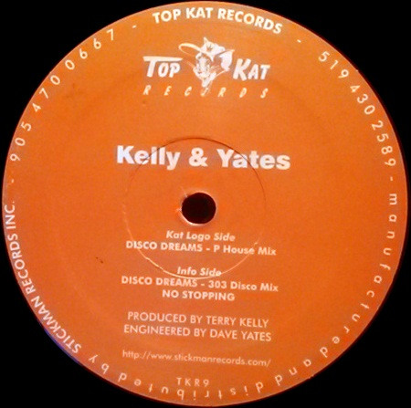 Kelly & Yates - Disco Dreams | Top Kat Records (TKR 009) - main