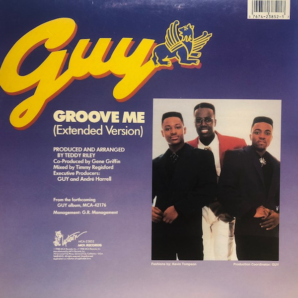 Guy - Groove Me (Extended Version) | MCA Records (MCA-23852)