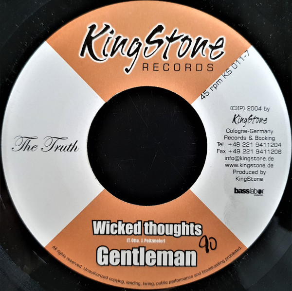 Gentleman / Mamadee - Wicked Thoughts / Hör Nicht Auf | Kingstone Records (KS 011-7)