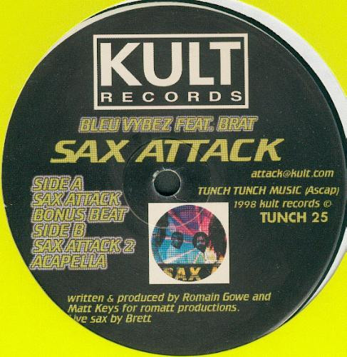 Bleu Vybes Feat. Brat - Sax Attack | Kult Records (TUNCH 025)