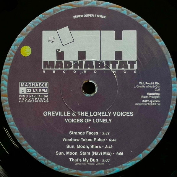 Greville - Voices of Lonely | Mad Habitat Recordings (MADHAB08) - 2 Greville - Voices of Lonely | Mad Habitat Recordings (MADHAB08) - 2
