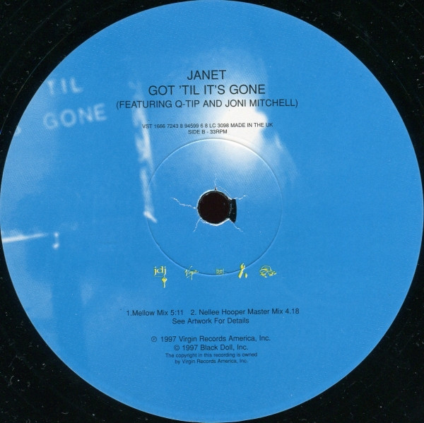 Janet Jackson Featuring Q-Tip And Joni Mitchell - Got 'Til It's Gone | Virgin (VST 1666) - 4