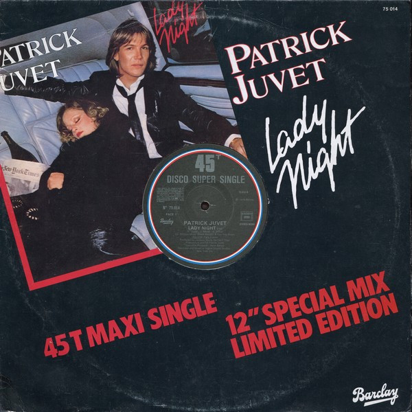 Patrick Juvet - Lady Night / Viva California | Barclay (75 014)