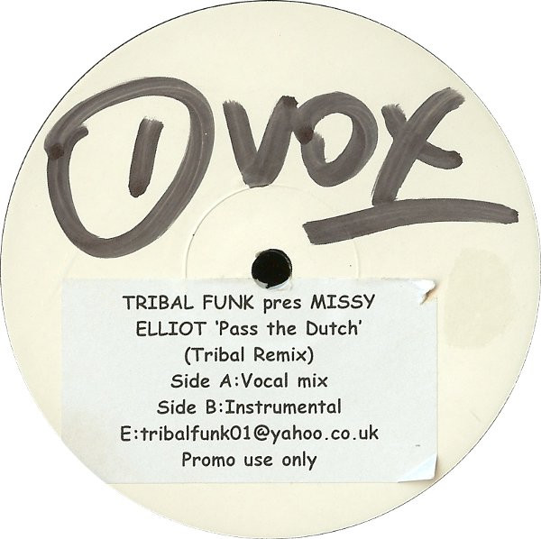 Missy Elliott - Pass The Dutch | Not On Label (Missy Elliott) (SSV 002) Missy Elliott - Pass The Dutch | Not On Label (Missy Elliott) (SSV 002)