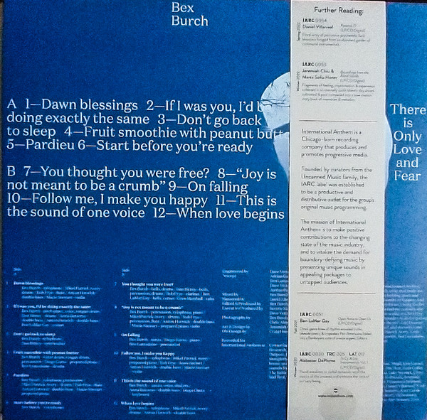 Bex Burch - There Is Only Love And Fear | International Anthem Recording Company (IARC0064)