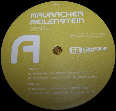 Mauracher - Meilenstein | Fabrique Records (Fab012)
