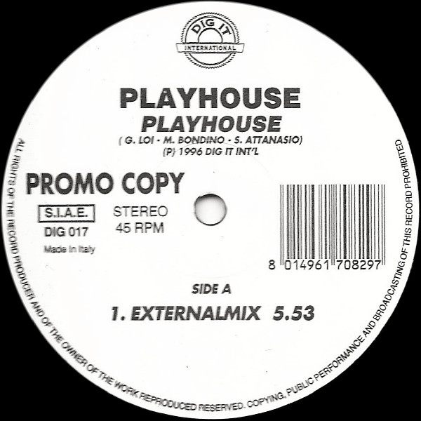 Playhouse - Playhouse | Dig It International (DIG 017)