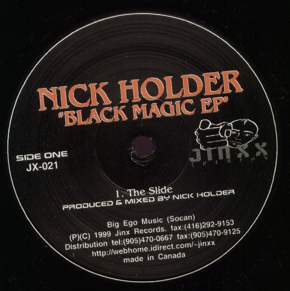 Nick Holder - Black Magic EP | Jinxx Records (JX-021)