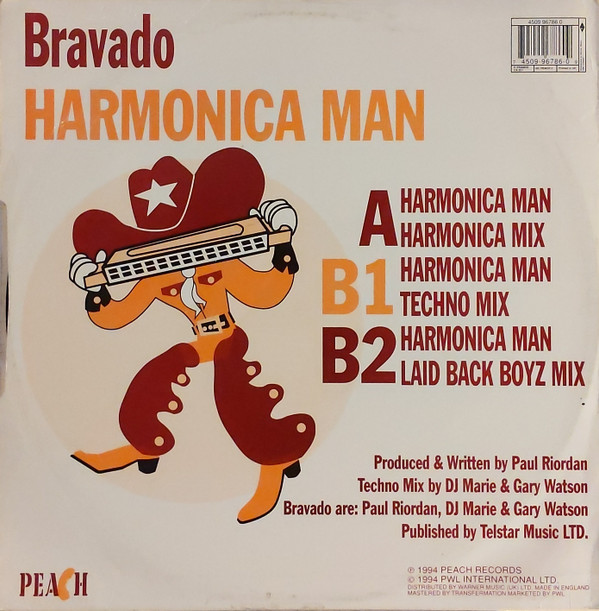 Bravado - Harmonica Man | Peach Records (PEACH 5) - 2 Bravado - Harmonica Man | Peach Records (PEACH 5) - 2