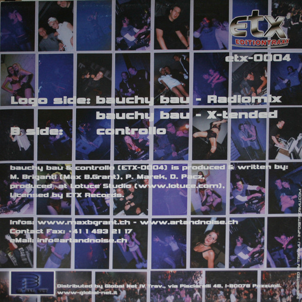 Max B. Grant - Bauchy Bau / Controllo | ETX Editiontraxx (ETX-0004) - 3