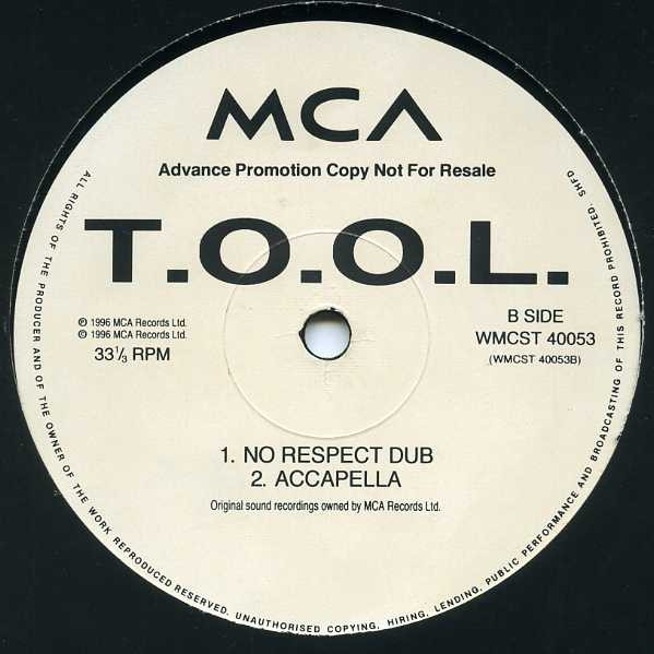 T.O.O.L. - Time Of Our Lives | MCA Records (WMCST 40053) - 2