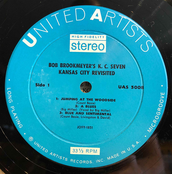 Bob Brookmeyer - Kansas City Revisited | United Artists Records (UAS 5008) - 3